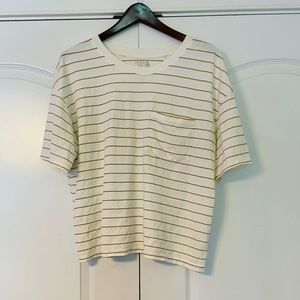 Rose Gold & White Tee